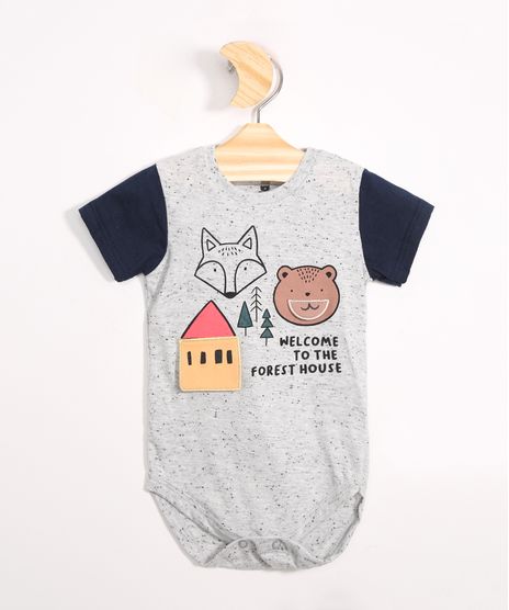 Body-Infantil-com-Estampa-Interativa-de-Bichos-Manga-Curta-Cinza-Mescla-9980218-Cinza_Mescla_1