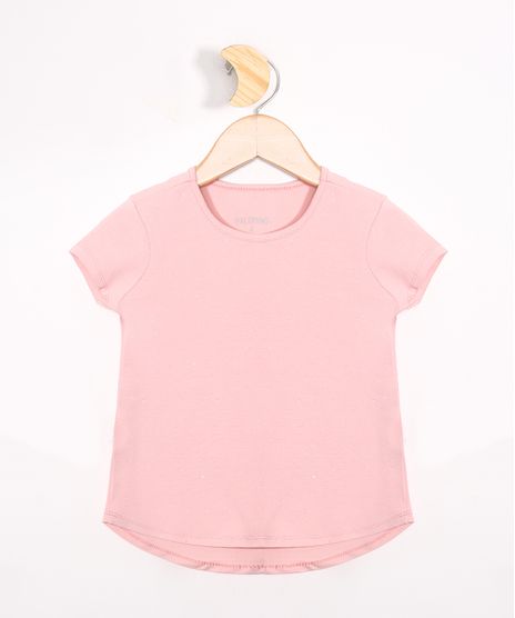 Blusa-Infantil-Basica-com-Glitter-Manga-Curta-Rosa-Claro-9927683-Rosa_Claro_1_1