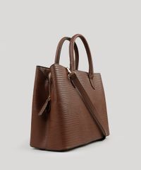 Bolsa-Feminina-Shopper-Texturizada-com-Alca-Transversal-Marrom-8501145-Marrom_3