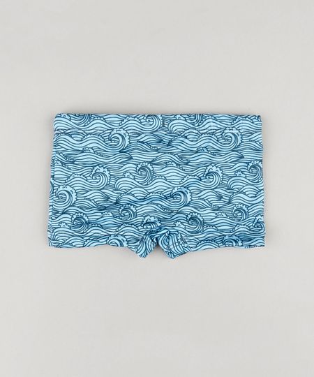 Sunga-Infantil-Boxer-Estampada-de-Ondas-Azul-Claro-9123413-Azul_Claro_1