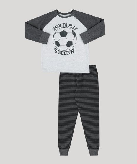 Pijama-Infantil-Futebol-em-Moletom-Manga-Longa-Decote-Redondo-Cinza-Mescla-Escuro-9133509-Cinza_Mescla_Escuro_1
