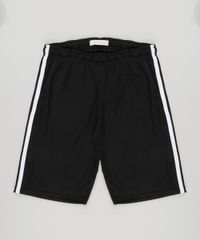 Bermuda-Infantil-Esportiva-com-Faixas-Laterais-Preta-9156592-Preto_1