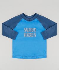 Camiseta-de-Praia-Infantil-com-Protecao-UV50--Azul-Royal-9122351-Azul_Royal_1