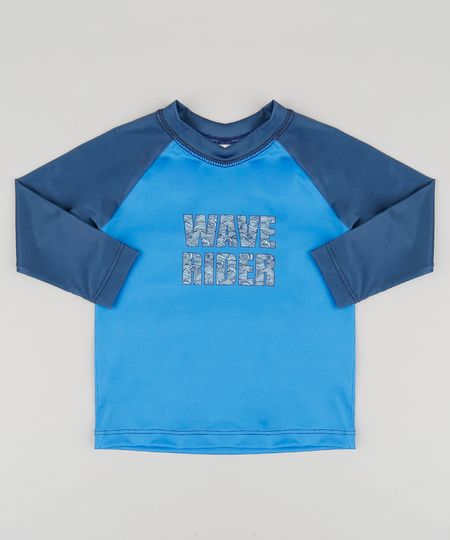 Camiseta-de-Praia-Infantil-com-Protecao-UV50--Azul-Royal-9122351-Azul_Royal_1