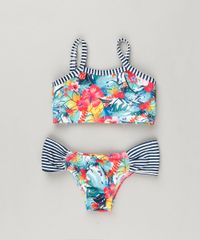 Biquini-Infantil-Estampado-Floral-com-Protecao-UV50--Verde-Claro-9120368-Verde_Claro_1