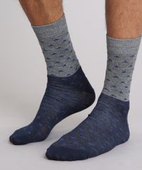 Meia-Estampada-Mini-Estampa-Cinza-Mescla-9208034-Cinza_Mescla_2