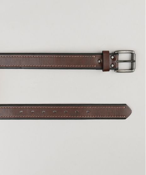 Cinto-Masculino-com-Pesponto-Marrom-8921586-Marrom_1