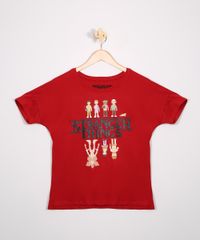 Blusa-Juvenil-Stranger-Things-Manga-Curta-Vermelha-9977429-Vermelho_1