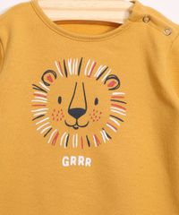 Conjunto-Infantil-de-Moletom-Blusa-Leao-Mostarda---Calca-Jogger-Amarelo-9979678-Amarelo_2