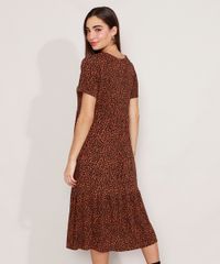 Vestido-Estampado-Animal-Print-Onca-com-Recorte-Midi-Manga-Curta-Caramelo-9984189-Caramelo_2