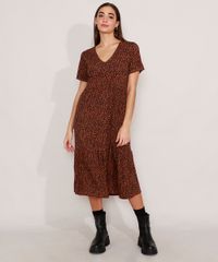 Vestido-Estampado-Animal-Print-Onca-com-Recorte-Midi-Manga-Curta-Caramelo-9984189-Caramelo_3