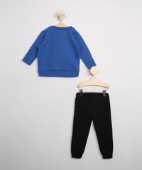 Conjunto-Infantil-de-Moletom-Blusao-Snoopy-Azul---Calca-Jogger-Preta-9976214-Preto_3