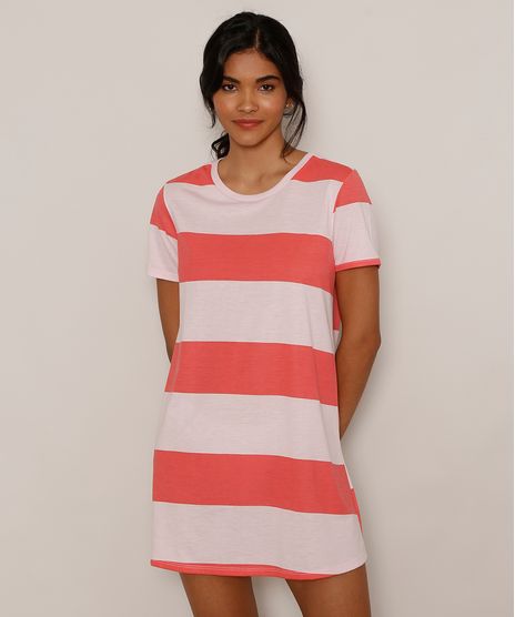 Camisola-Curta-Listrada-Manga-Curta-Vermelha-9979484-Vermelho_1