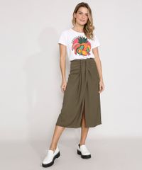 Saia-Transpassada-com-Franzido-Midi-Verde-Militar-9984615-Verde_Militar_3