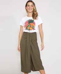 Saia-Transpassada-com-Franzido-Midi-Verde-Militar-9984615-Verde_Militar_6
