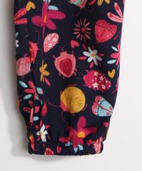 Macacao-Infantil-de-Viscose-Estampado-Floral-e-Insetos-Manga-Curta-Decote-Redondo-Azul-Marinho-9976731-Azul_Marinho_5