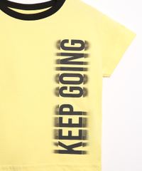 Camiseta-Infantil-Street--Keep-Going--Manga-Curta-Amarela-9983839-Amarelo_2