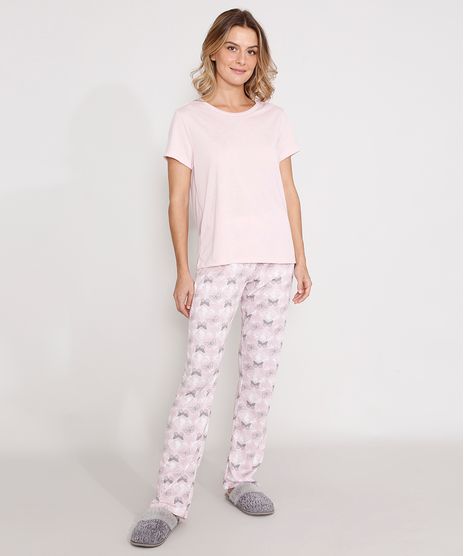 Pijama--Good-Night--Manga-Curta-Rosa-Claro-9982985-Rosa_Claro_1