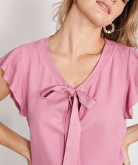 Blusa-Manga-Curta-com-Babados-Gola-Laco-Rose-9987750-Rose_4