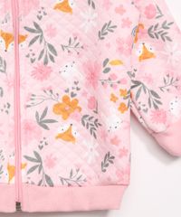 Jaqueta-Infantil-de-Moletom-Bomber-Estampada-de-Raposinhas-e-Flores-Rosa-9980556-Rosa_4