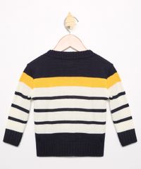 Sueter-Infantil-de-Trico-Listrado-Amarelo-9975728-Amarelo_2