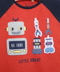 Camiseta-Infantil-Raglan-Robo-Interativo-Manga-Curta-Laranja-9978182-Laranja_2