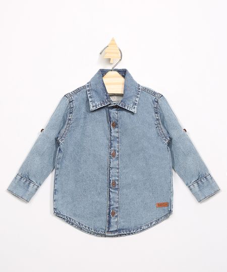 Camisa-Infantil-Jeans-Manga-Longa-Azul-Medio-9978510-Azul_Medio_1 Camisa-Infantil-Jeans-Manga-Longa-Azul-Medio-9978510-Azul_Medio_1