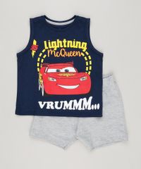 Conjunto-Infantil-de-Regata-Carros-Azul-Marinho---Bermuda-em-Moletom-Cinza-Mescla-8749951-Cinza_Mescla_1