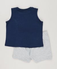 Conjunto-Infantil-de-Regata-Carros-Azul-Marinho---Bermuda-em-Moletom-Cinza-Mescla-8749951-Cinza_Mescla_2