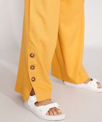 Calca-Pantalona-com-Linho-e-Fenda-Cintura-Alta-Mostarda-9976420-Mostarda_4