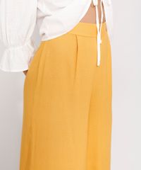 Calca-Pantalona-com-Linho-e-Fenda-Cintura-Alta-Mostarda-9976420-Mostarda_5