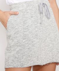 Saia-de-Moletom-Basica-com-Bolsos-Curta-Cinza-Mescla-Claro-9973980-Cinza_Mescla_Claro_4