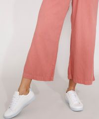 Calca-Pantacourt-de-Sarja-Cintura-Super-Alta-Rosa-Escuro-9988938-Rosa_Escuro_5