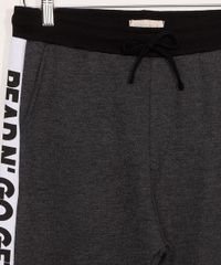 Calca-Juvenil-de-Moletom-Jogger-com-Recortes--Cinza-Mescla-Escuro-9979303-Cinza_Mescla_Escuro_3