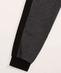 Calca-Juvenil-de-Moletom-Jogger-com-Recortes--Cinza-Mescla-Escuro-9979303-Cinza_Mescla_Escuro_4