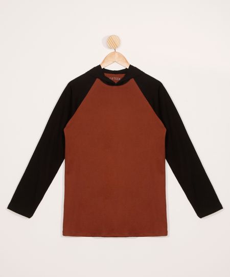 Camiseta-Juvenil-Raglan-Manga-Longa-com-Capuz-Marrom-9980484-Marrom_1 Camiseta-Juvenil-Raglan-Manga-Longa-com-Capuz-Marrom-9980484-Marrom_1