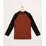 Camiseta-Juvenil-Raglan-Manga-Longa-com-Capuz-Marrom-9980484-Marrom_1