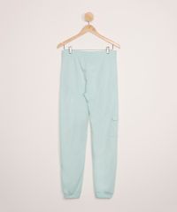 Calca-Juvenil-de-Moletom-Jogger-Cargo--Buttercup--Verde-9980769-Verde_2