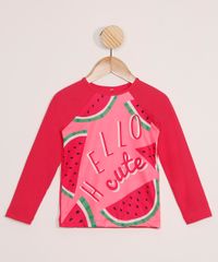 Blusa-de-Praia-Infantil-Raglan-Melancia-com-Protecao-UV50--Rosa-9980990-Rosa_1