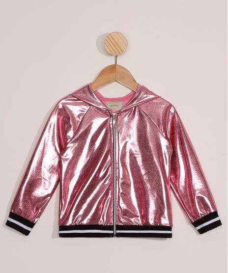 Jaqueta-Infantil-Bomber-Metalizada-com-Capuz-Pink-9980592-Pink_1