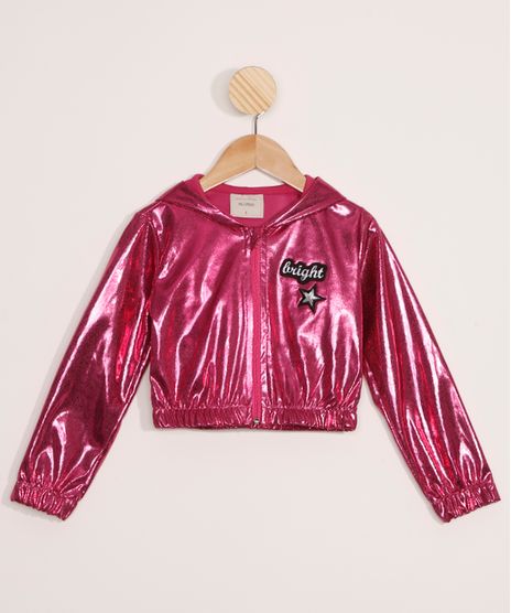 Jaqueta-Infantil-Cropped-Metalizada-com-Patch-e-Capuz-Rosa-9981591-Rosa_1