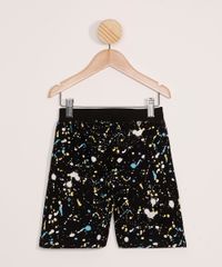 Bermuda-Infantil-de-Moletom-Street-Estampado-de-Respingos-Preto-9983768-Preto_2