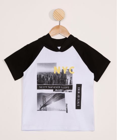 Camiseta-Infantil-Raglan-Street--NYC--Manga-Curta-com-Capuz-Branca-9983760-Branco_1