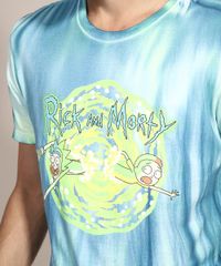 Camiseta-Rick-and-Morty-Estampada-Tie-Dye-Manga-Curta-Gola-Careca-Azul-9984866-Azul_2