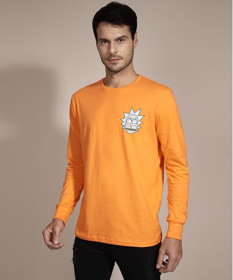 Camiseta-Rick-and-Morty-Manga-Longa-Gola-Careca-Laranja-9990405-Laranja_1