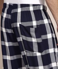 Calca-de-Pijama-em-Flanela-Estampada-Xadrez-com-Bolso-Azul-Marinho-9985165-Azul_Marinho_5