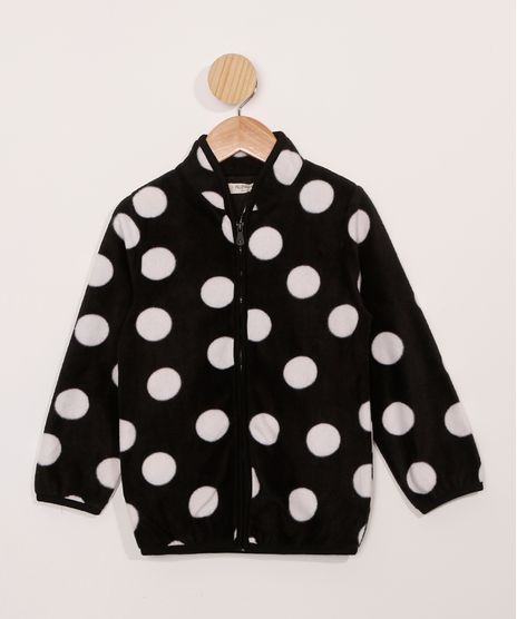 Casaco-Infantil-em-Fleece-Estampado-Poa-Preto-9972048-Preto_1
