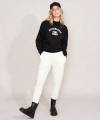 Calca-Jogger-de-Moletom-Basica-com-Bolsos-Cintura-Media-Branco-9981595-Branco_3
