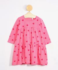 Vestido-Infantil-Estampado-de-Coracoes-Manga-Longa-Decote-Redondo-Pink-9981643-Pink_1