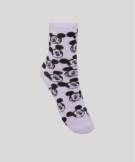 Meia-Cano-Alto-Estampado-de-Mickey-Lilas-9979453-Lilas_1